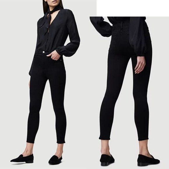 Frame Denim Denim - Frame Le Color Cropped Mid Rise Women's Denim Jeans Film Noir Size: 26 NWOT